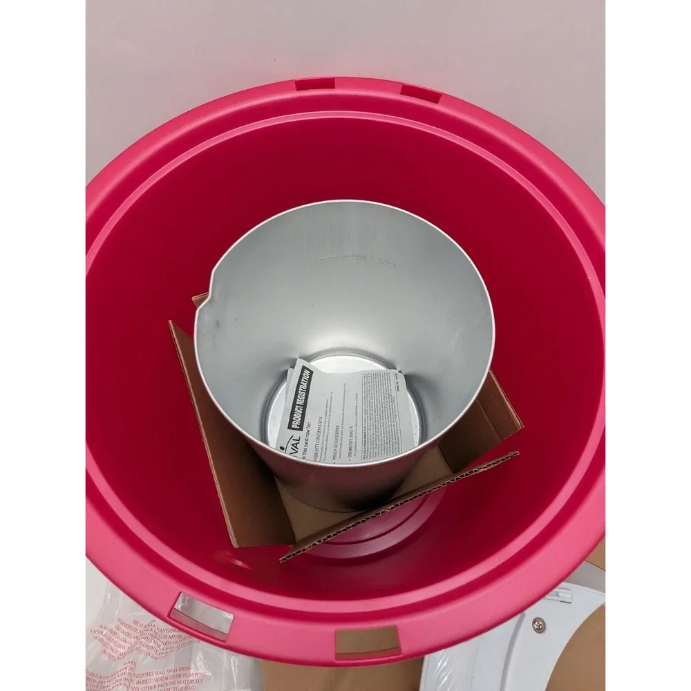 Rival Electric Ice Cream Maker Yogurt Sorbet #8804WPK Pink 4 Quart New Open Box